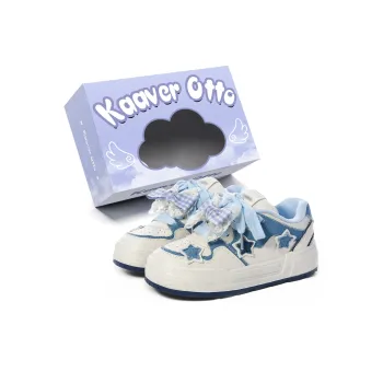 KAAVER OTTO Skateboard Shoes Women's Low Top White