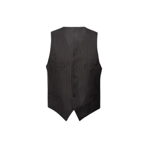 CULTUM Vest Men's Black Gray Stripes