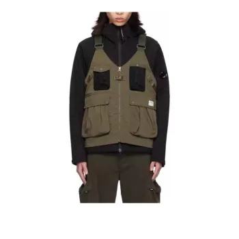 NANGA Vests Men Olive Green