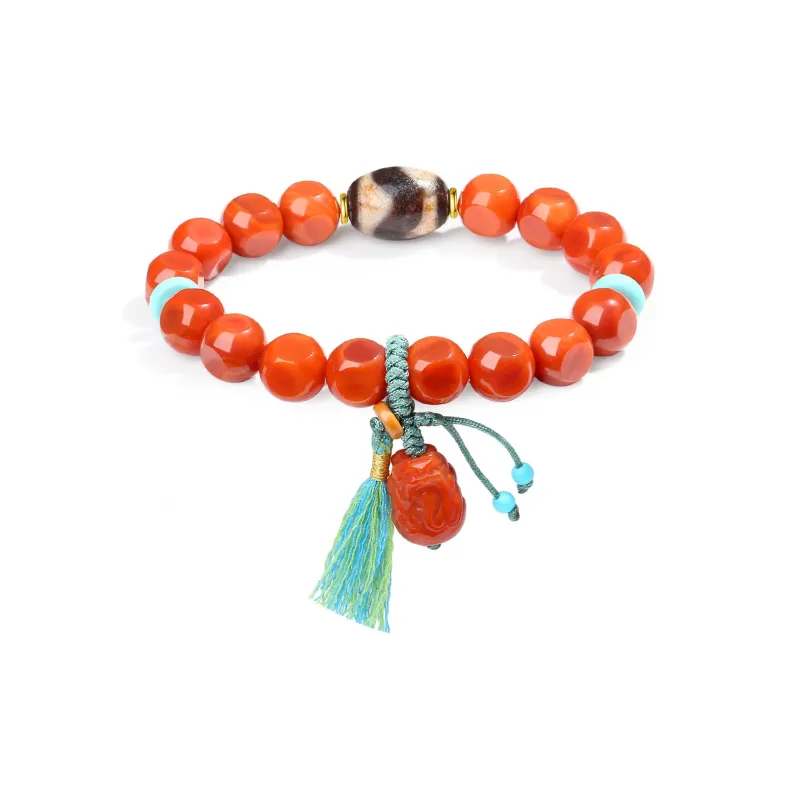 PUTUOSHANWENCHUANG Agate Bracelets Women's-0