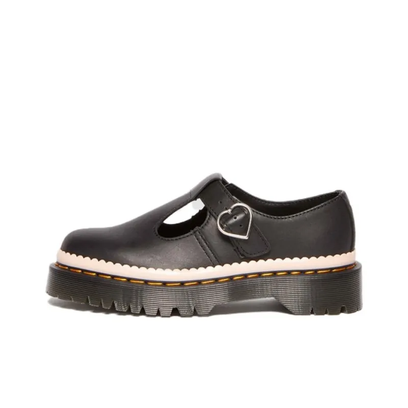 Dr.Martens 1460 POLLEY BEX Casual Single Shoes 3.5cm Women's Black Pink-0