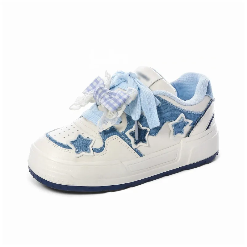 KAAVER OTTO Skateboard Shoes Women's Low Top White-25