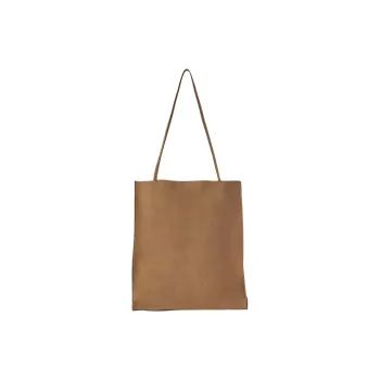 THE ROW Calfskin Tote Bag, Shopping Bag, Handbag, Shoulder Bag Large Size Women's Desert