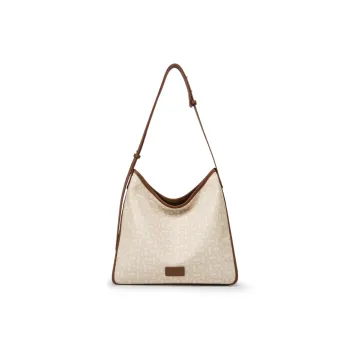 LA FESTIN Synthetic Leather Shoulder Bag Crossbody Bag Tote Large Size Women's Multicolor
