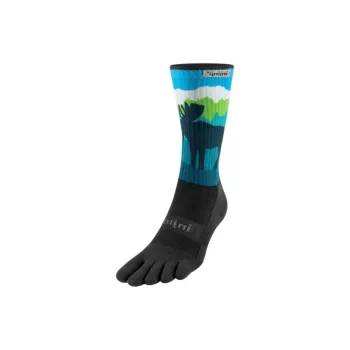 INJINJI Mid-Calf Socks Men's 1 Pack Spine Line