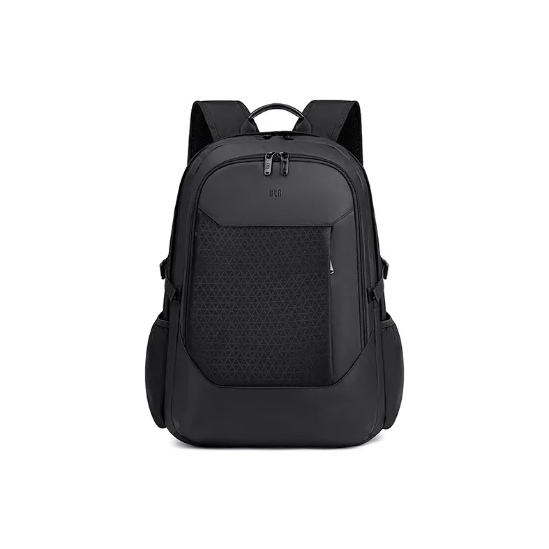 HLA Polyester Backpack Large Size Men's Carbon Black-3