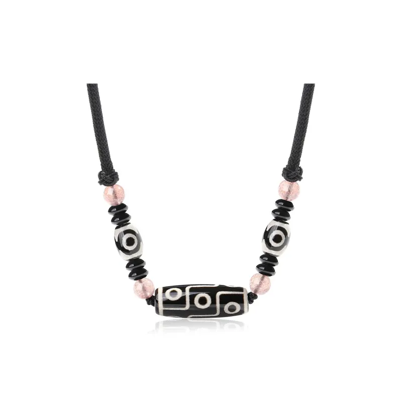 PUTUOSHANWENCHUANG Agate Necklaces Unisex-5