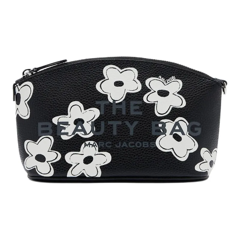 MARC JACOBS Leather Makeup Bag Women's Black-0
