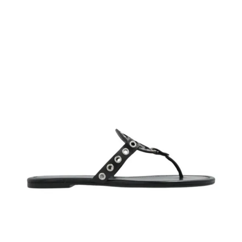 TORY BURCH Miller Flip Flops Women's Black-1
