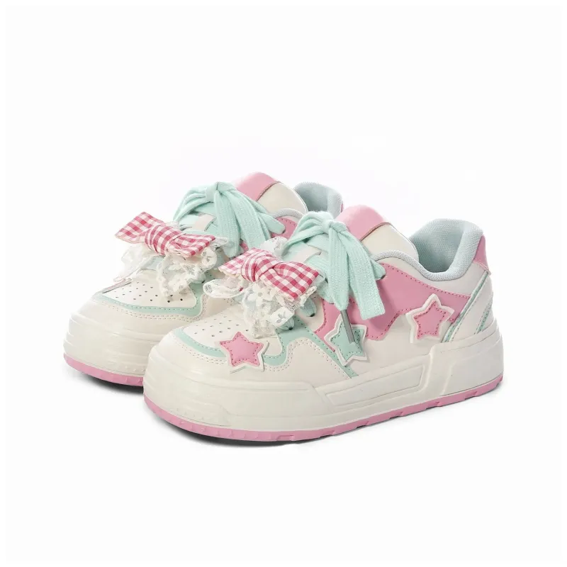 KAAVER OTTO Skateboard Shoes Women's Low Top White-20