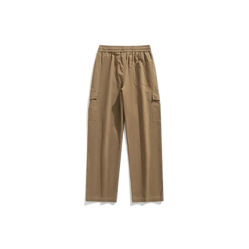 P8H9 Casual Pants Unisex Stone Gray-24