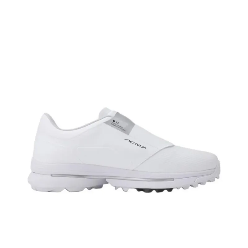 DESCENTE ACMT PRO Anti Slip Wear Resistant Low Top Golf Shoes Unisex White-1