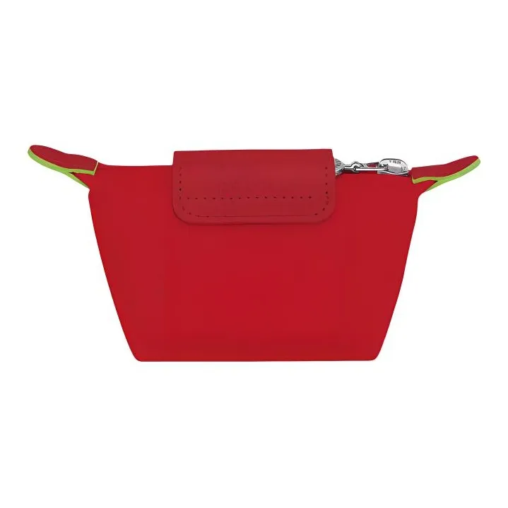 LONGCHAMP Le Pliage Recycled Polyamide Canvas Coin Purse Women's Tomato Red-1