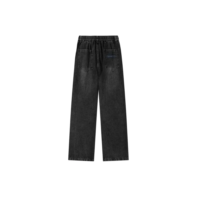 Qnxeey Jeans Unisex-7