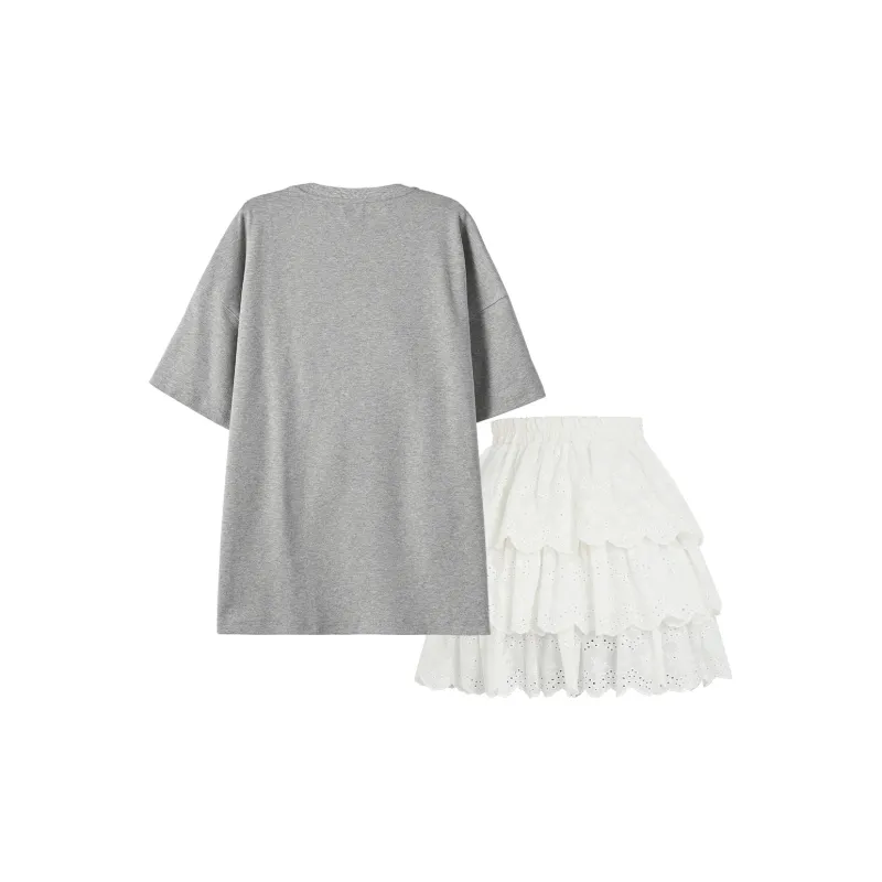 SNBL Two Piece Skirt Sets Women's-1