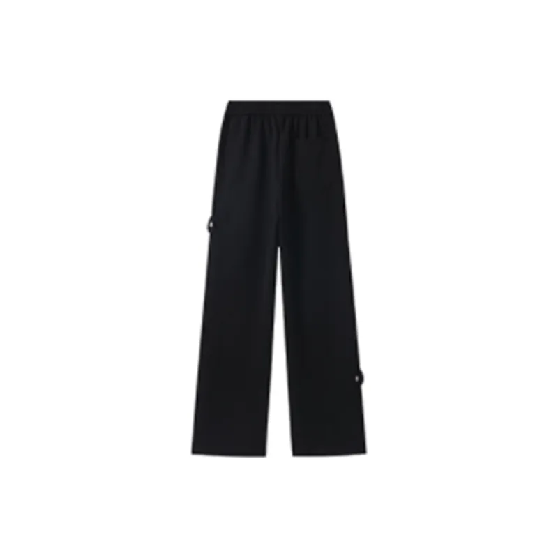 HOKLV Knitted Sports Pants Unisex White Heather Gray-7