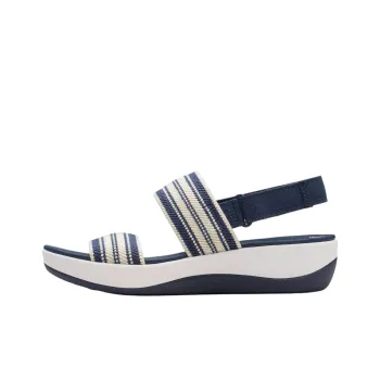 Clarks Arla Stroll Strap Sandals 4cm Women's Blue