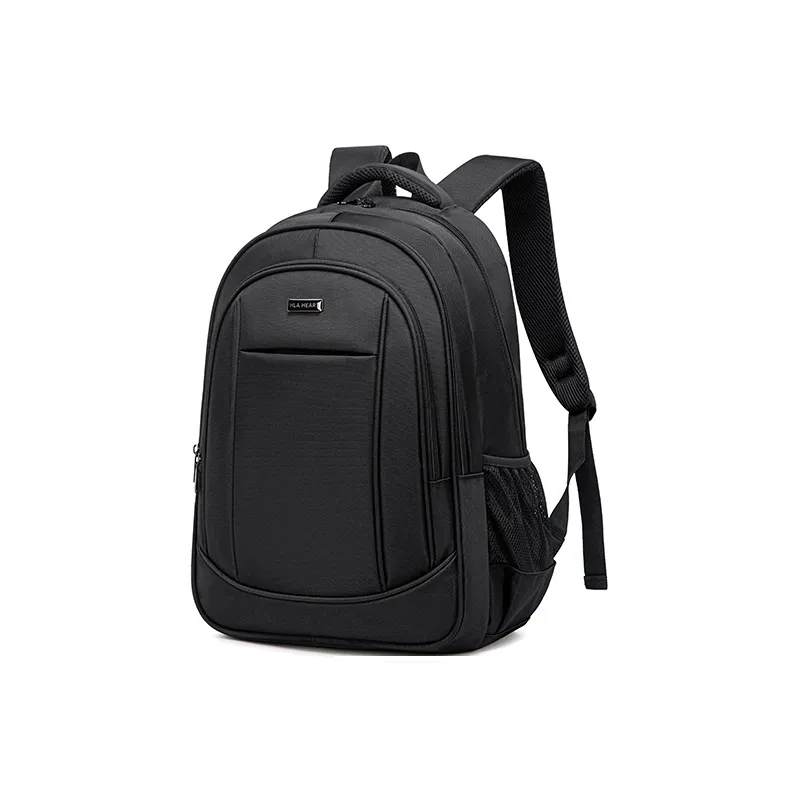 HLA Polyester Backpack Large Size Unisex Black-1