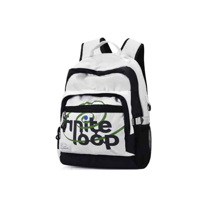 DRACONITE Polyester Student Backpack Backpack Multi-Compartment Backpack Unisex Cerulean White-40