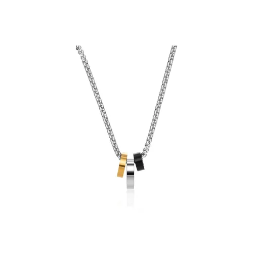 FOREVER MELODY Titanium Steel Necklaces Men's