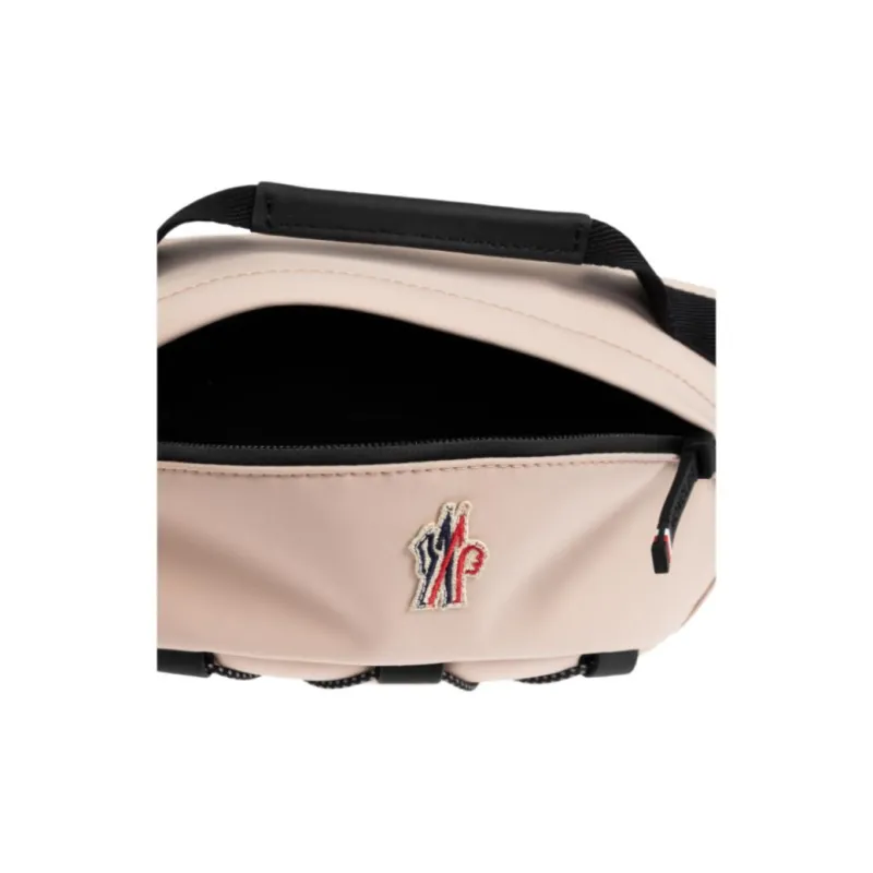 Moncler Grenoble Series Fabric Fanny Pack Women's Pink-3