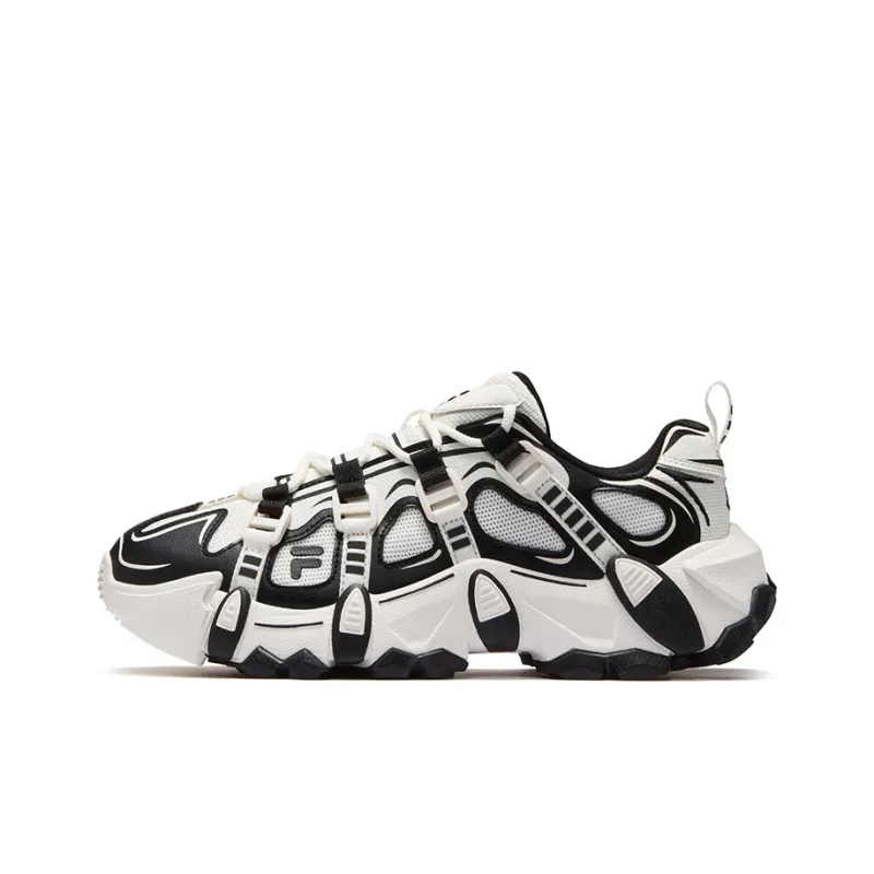 FILA FUSION EXOCET Mountains Shoes Chunky Sneakers Men Low Top Black-0