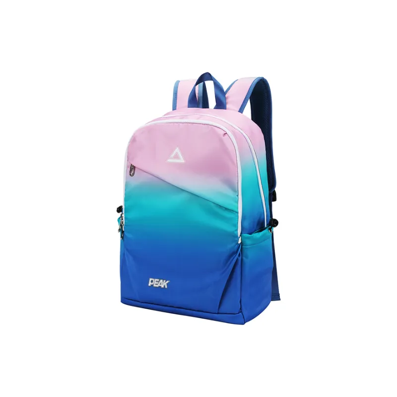 PEAK Twill Backpack Regular Unisex Gradient Pink Blue-1