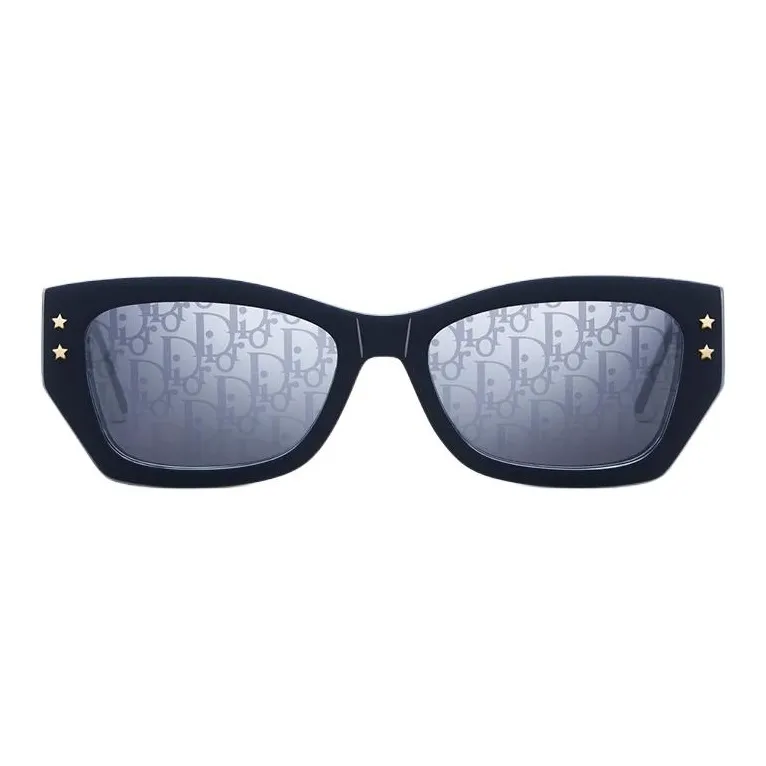 DIOR Acetate Square Sunglasses Women's Marine Blue-1