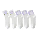 White Flower 3-Purple Floral 2