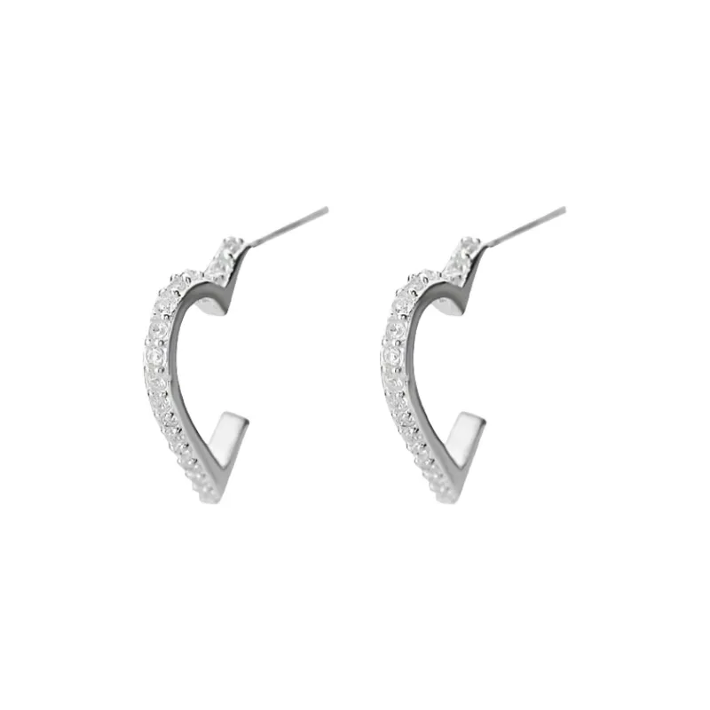 EAR PARTNER 925 Sterling Silver Earrings Women's-2