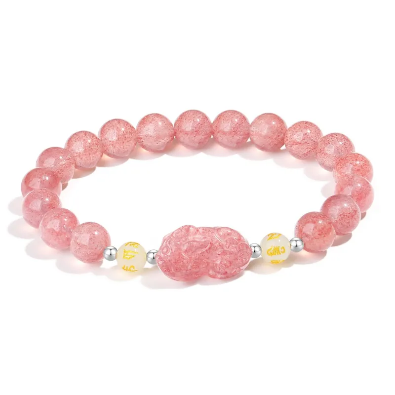 PUTUOSHANWENCHUANG Obsidian Bracelets Unisex-0