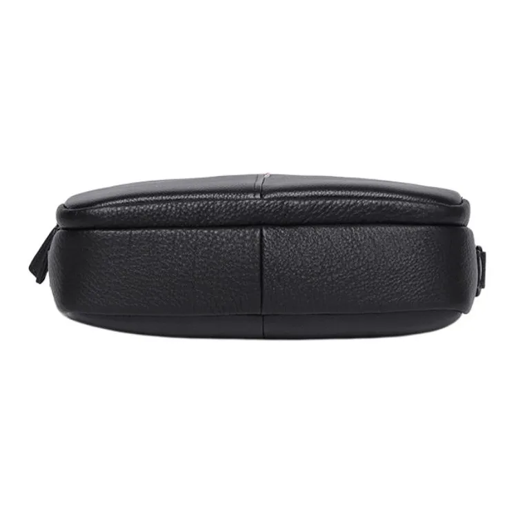 LARTIGENT Top Grain Cow Leather Handbag Men's Black-4
