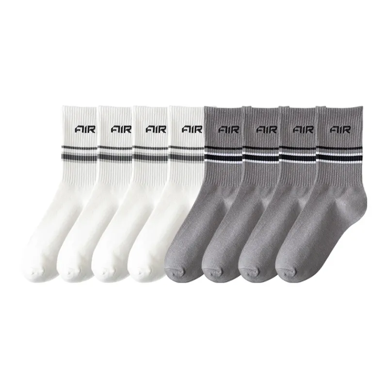 Cotton Gene Mid Calf Socks Unisex Combo Set-20