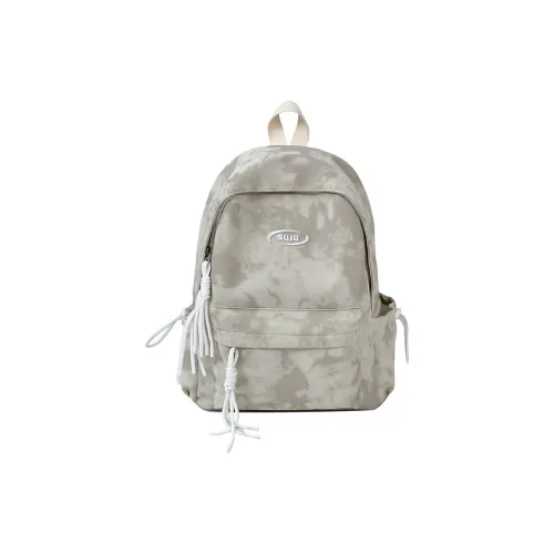 GOBLIN SHARKS 1759 Nylon Fabric Backpack Unisex Blue/Yellow/Pea Green/Green/Purple/Black