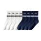 8 Pack-White 4+Blue 4