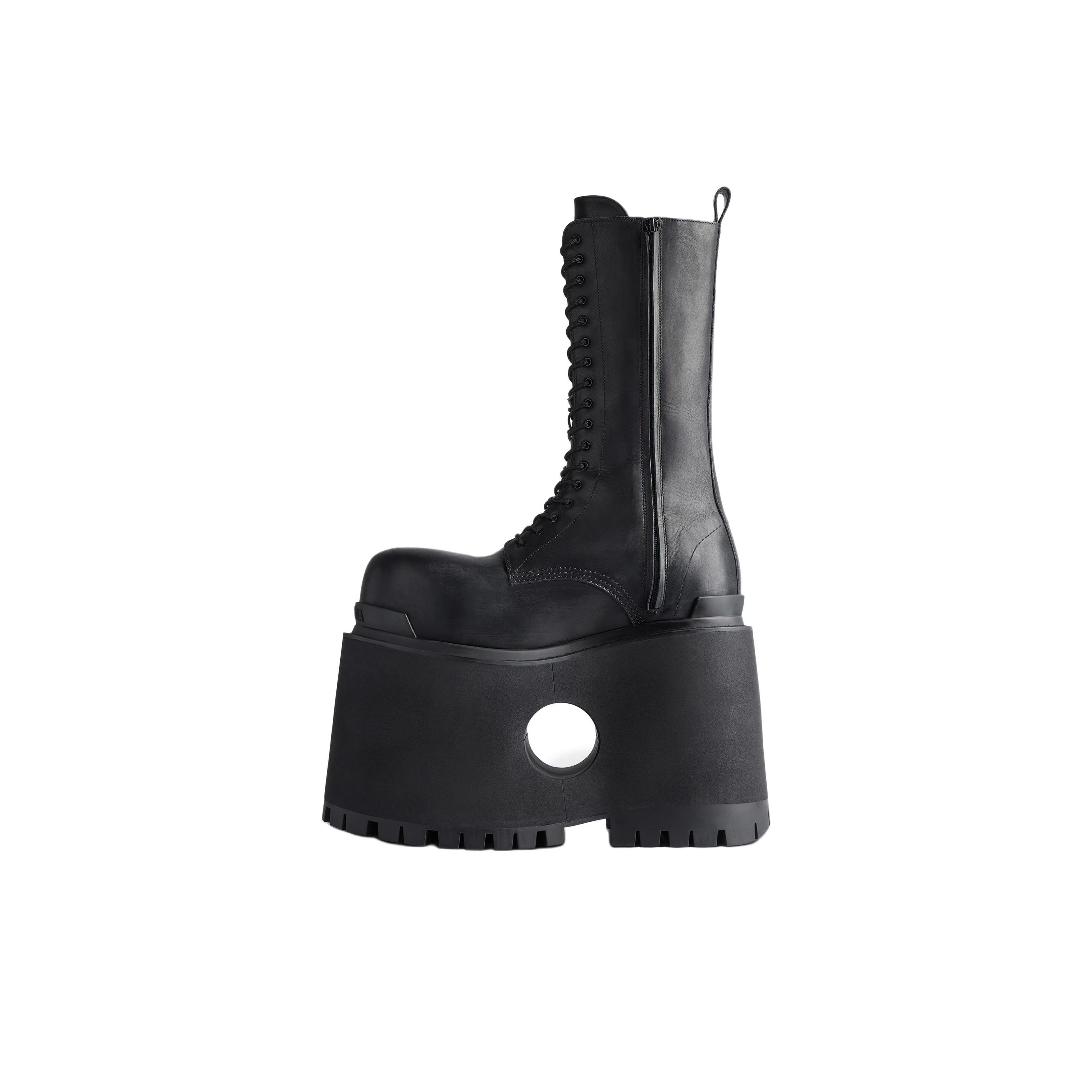 Women's Strike Platform Bootie in Black | Balenciaga US