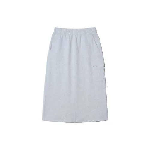FILA Knit Long Skirts Women's Gray