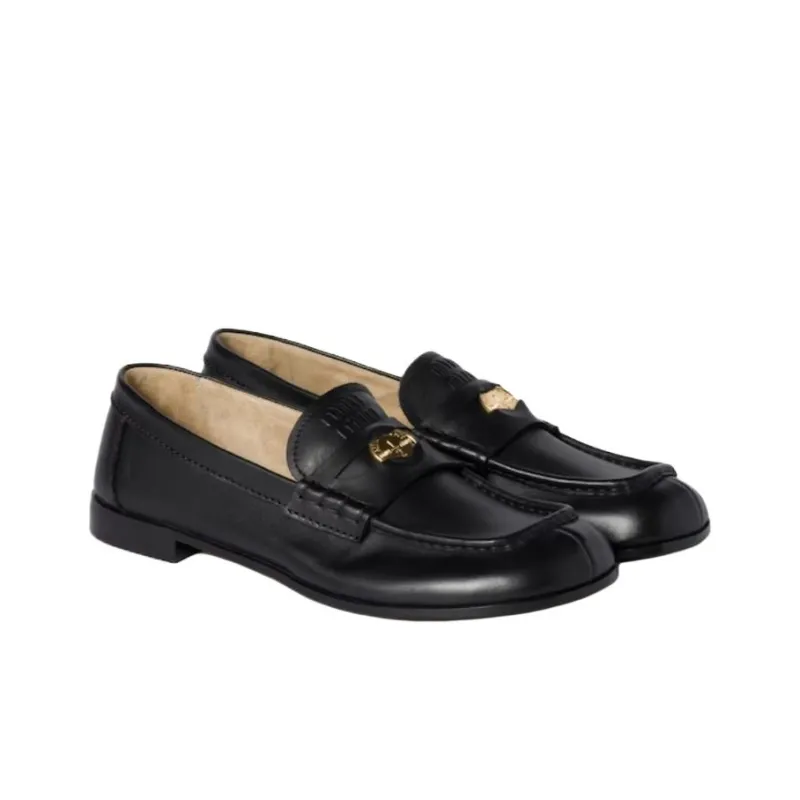 MIU MIU Loafers Women's Black-2