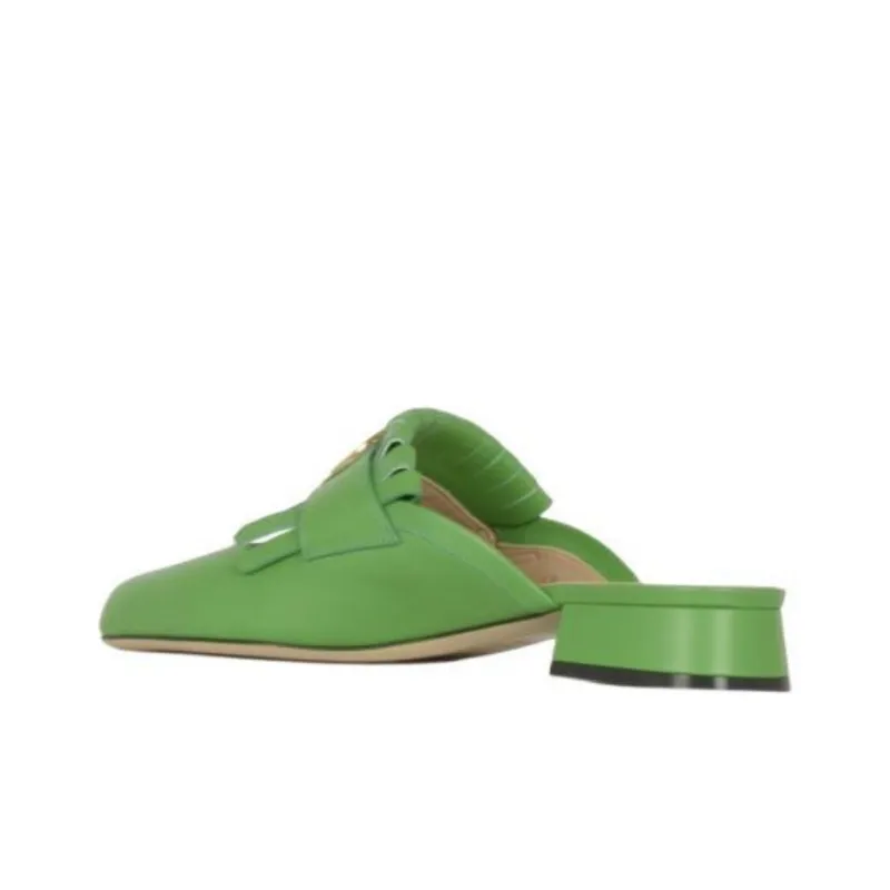 Valentino VLogo Plaque Square Toe Sandals Women's-3