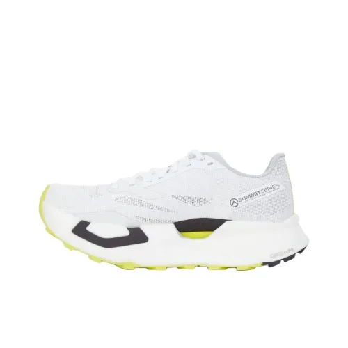 THE NORTH FACE SUMMIT Anti Slip Wear Resistant Low Top Running Shoes Unisex White Yellow