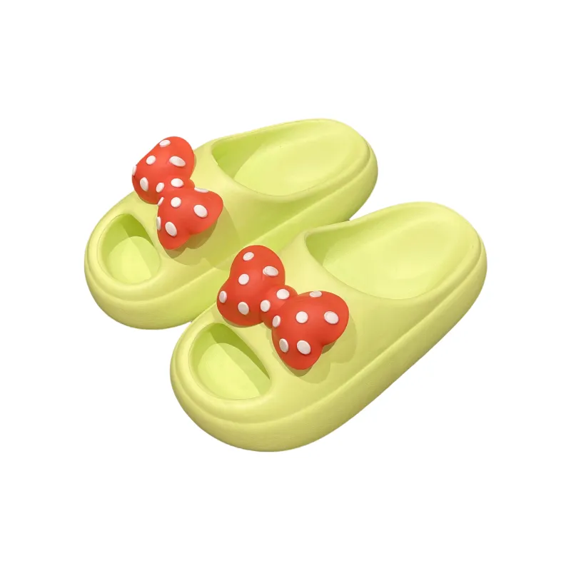 Yunpo Slide Slipper For Women's Cute Bowknot Squashy And Bouncy Feeling Home Eva Slippers-5