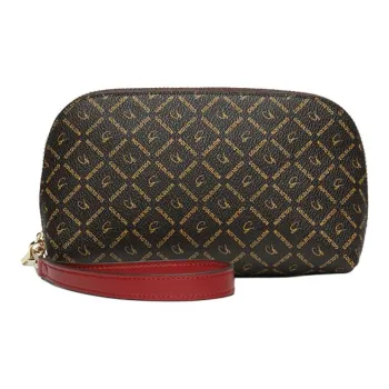 GOLDLION PVC Clutch Trumpets Women's Brown & Burgundy