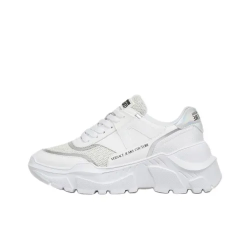 VERSACE JEANS COUTURE Speedtrack Low Top Casual Shoes Women's White