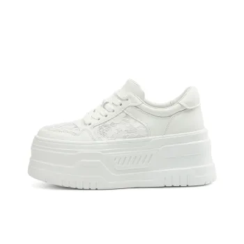 Rosa Bianca Low Top Skateboard Shoes Women's White