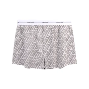CALVIN KLEIN Pajama Pants Women's White Base Letter