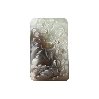 Jade Said Hetian Jade Pendant Smoky Purple Unisex