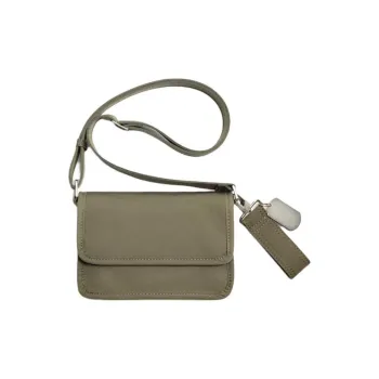 ZARA Polyester Crossbody Bag Men's Khaki Green/Black