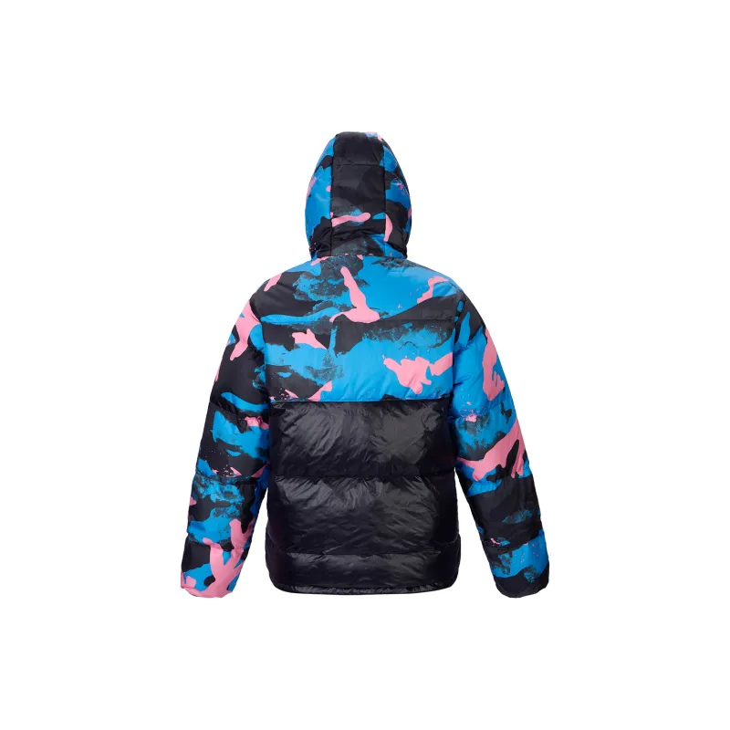 Adidas Originals Down Jacket Men's Black/Pink/Navy Blue-3