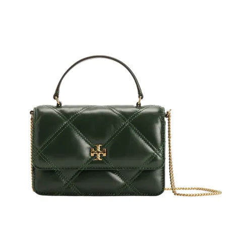 TORY BURCH Kira Nappa Leather Wallet Shoulder Bag Crossbody Bag Handbag Mini Women's Basil Green