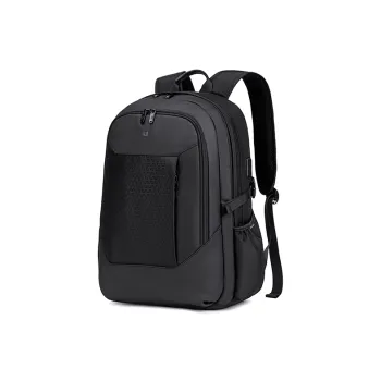 HLA Polyester Backpack Large Size Men's Carbon Black